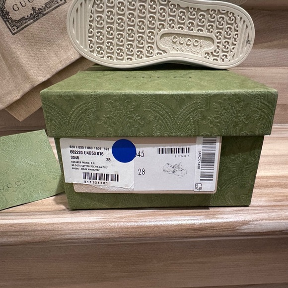 Authentic Gucci GG Kids Tennis Sneakers Size 28 - Picture 6 of 8